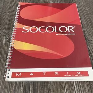 MATRIX SO COLOR Hair Coloring Salon Handbook Education 14th Edition